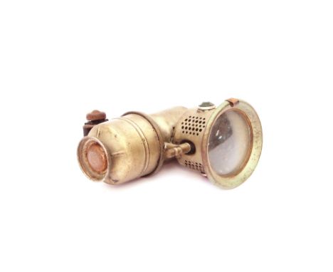 A Victorian carbide lamp
