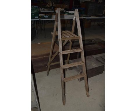 A set of vintage platform steps, AF