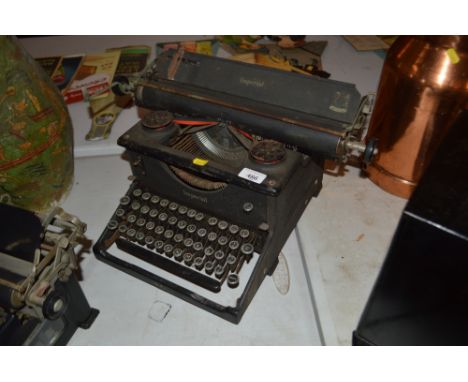 An Imperial manual typewriter 