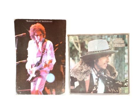 Two vintage Bob Dylan showcase posters