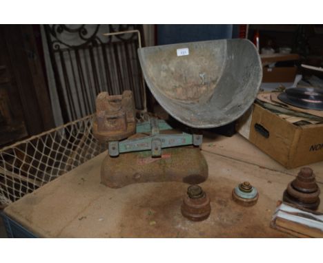 Two sets of scales and various weights