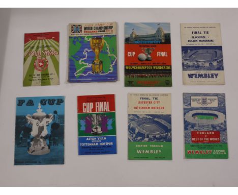 A collection of Cup Final programmes played at Empire Stadium, Wembley, to include: Charity Shield 1975, 1978, 2 x 1979, 1981