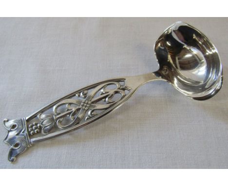 Norwegian 830S silver serving or sauce ladle by Magnus Aase weight 1.45 ozt