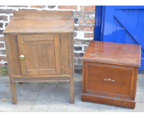 Bedside cabinet and a commode