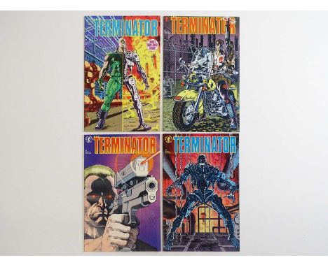 TERMINATOR #1, 2, 3, 4 - (4 in Lot) - (1990 - DARK HORSE) - ALL First Printings - Complete 4 x Issue Set for the Dark Horse M