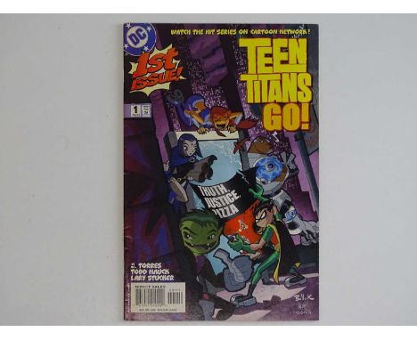 TEEN TITANS GO #1 - (2004 - DC) - First Printing - RARE - Comic book series based on the hit animated TV series - Flat/Unfold