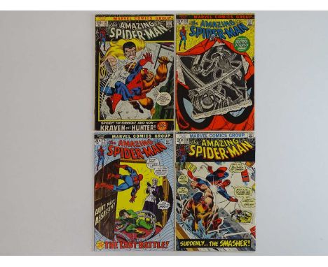 AMAZING SPIDER-MAN #111, 113, 115, 116 - (4 in Lot) - (1972/73 - MARVEL) - Includes First appearance of Hammerhead + Doctor O
