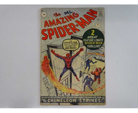 AMAZING SPIDER-MAN #1 - (1963 - MARVEL - UK Price Variant) - First appearance of Spider-Man un his own title (Second overall)