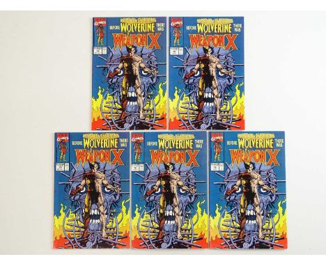 MARVEL COMICS PRESENTS #72 - (5 in Lot) - (1991 - MARVEL) - First appearance of Wolverine as Weapon X + Detailed origin of Wo