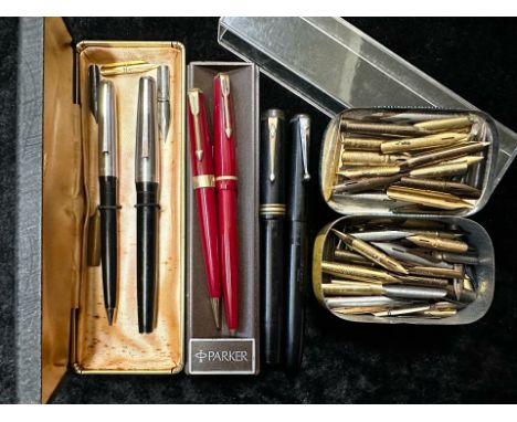 A Collection of Pen Nibs William Mitchells, A R Thomas &amp; Sons, Joseph Gillotts, Hinks Wells &amp; Co, McCoroudale, Rester