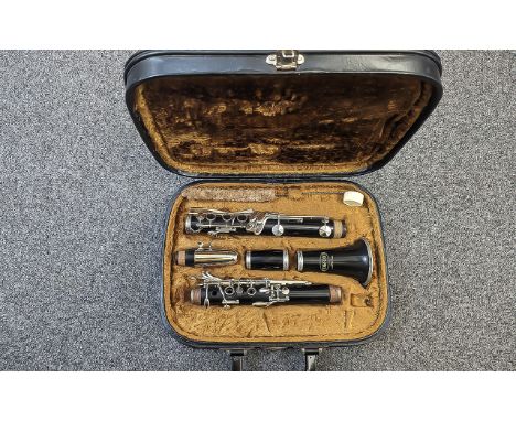 A Cor-Ton Clarinet in fitted case.