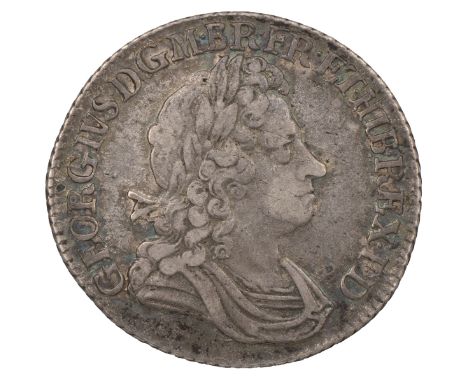 1723 George I silver South Sea Company Shilling (S 3647, ESC 1176, Bull 1586). Obverse: first draped and laureate bust, 'GEOR