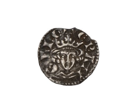 Edward I silver Farthing, in his own name (1279-1307), London, 'LONDONIENSIS' reverse (S 1445A, North 1053/2). Obverse: facin