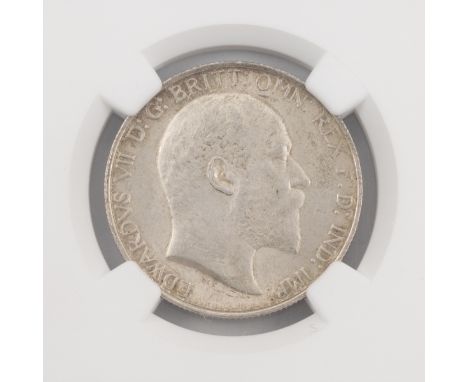 1902 Edward VII silver Florin (S 3981, ESC 919, Bull 3577). Obverse: right-facing bare head with 'EDWARDVS VII D: G: BRITT: O