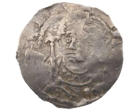 Henry I silver Penny, quadrilateral on cross fleury type (1125-c1135) (S 1276, North 871, BMC XV). Obverse: three-quarter fac