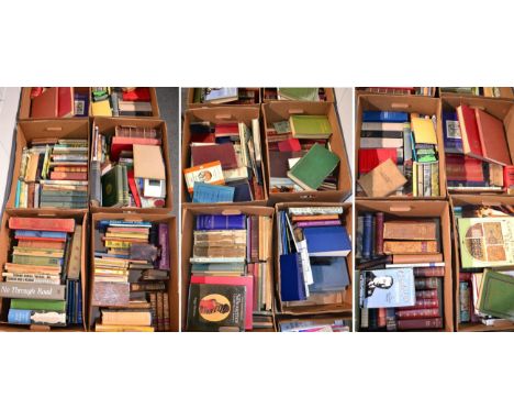 A large quantity of books to include history and historical reference, Ordnance Survey etc (fourteen boxes)
