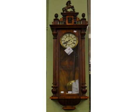 A Vienna type wall clock by Gustav Becker 