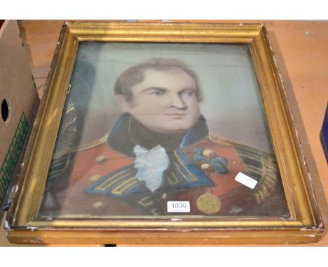 English school, (19th century), portrait of a gentleman in military attire wearing a medal relating to conflict in Egypt