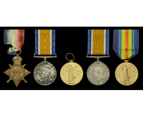 Family group:   Three: Private T. W. Hackett, 1st Battalion, King’s Own Scottish Borderers, who was killed in action in Galli