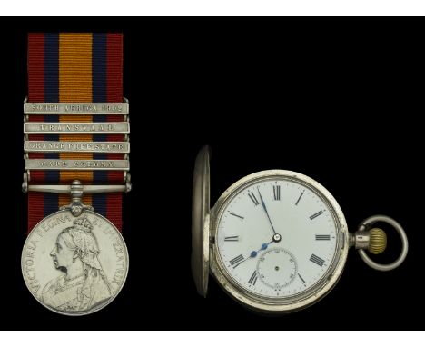 Queen’s South Africa 1899-1902, 4 clasps, Cape Colony, Orange Free State, Transvaal, South Africa 1902 (8000 Pte. T. Bethell.