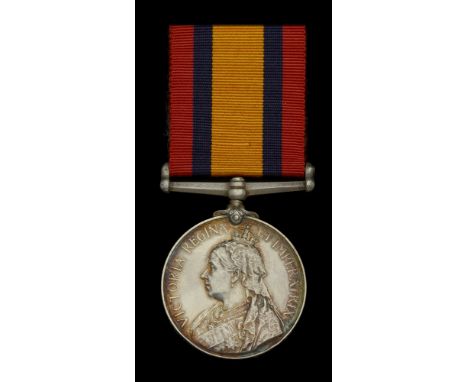 Queen’s South Africa 1899-1902, no clasp (6837 Pte. W. B. Capel, 2: R: Berks: Regt.) middle initial officially corrected, goo