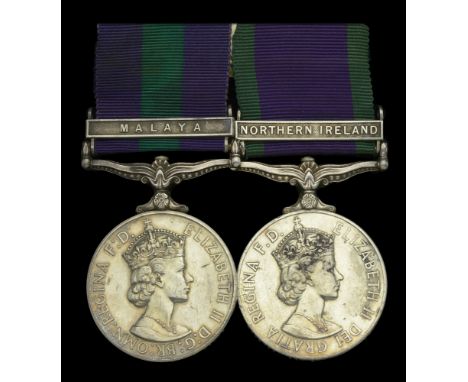 Pair: Sergeant D. Benham, Duke of Edinburgh’s Royal Regiment (Berkshire and Wiltshire), late Royal Hampshire Regiment  Genera
