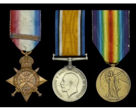 Three: Lieutenant E. J. N. L. Sandbach, East Kent Regiment, late 14th (London Scottish) Battalion, London Regiment, who was o