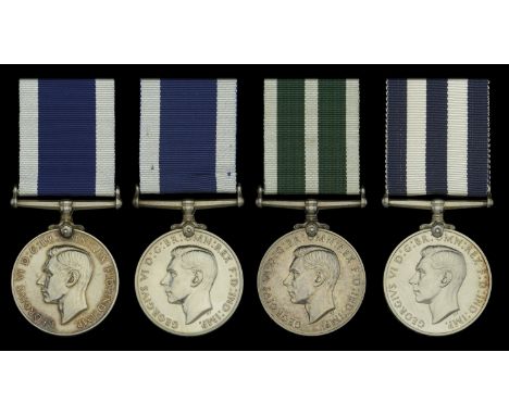 Royal Navy L.S. & G.C., G.VI.R., 1st issue (2) (MX.45616 F. W. H. Earp. E. R.A.1. H.M.S. Kilele.; JX. 131607 ...O’Sullivan. P
