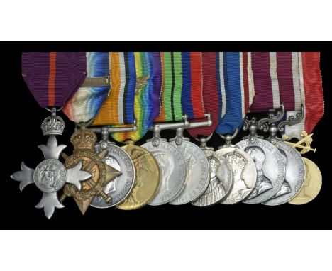 An inter-War M.B.E., Great War ‘1916’ M.S.M. group of eleven awarded to Colonel (Quartermaster) F. W. Price, Royal Army Servi