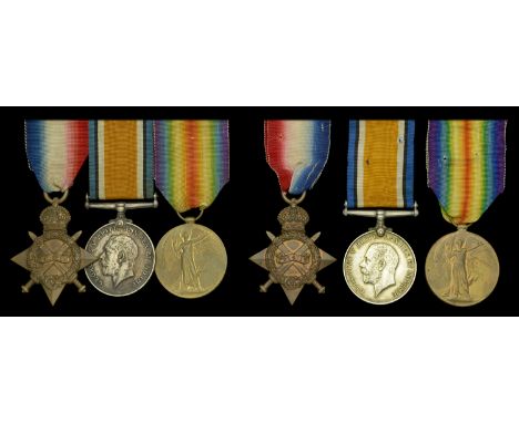 Three: Corporal H. R. Carey, Royal Air Force, late Royal Flying Corps 1914-15 Star (6636 2.A.M. H. R. Carey, R.F.C.); British