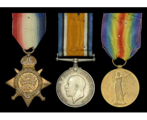 Three: Private A. G. Roberts, Royal Berkshire Regiment, who was killed in action on the Western Front on 9 May 1915  1914 Sta