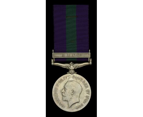 General Service 1918-62, 1 clasp, Iraq (5329532 Pte. A. Doyle. R. Berks. R.) nearly very fine £60-£80  ---  Provenance: Seaby
