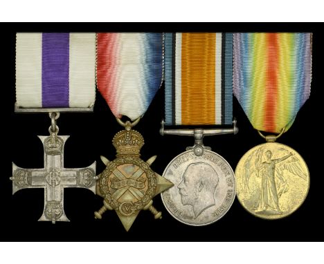 A Great War M.C. group of four awarded to Second Lieutenant A. McKendrick, Highland Light Infantry, attached Royal Scots Fusi