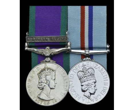 Pair: Lance-Corporal R. J. Gabriel, Royal Regiment of Wales  General Service 1962-2007, 1 clasp, Northern Ireland (24463565 P