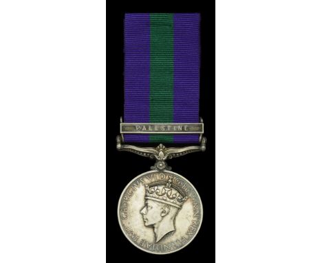 General Service 1918-62, 1 clasp, Palestine (5333514 Pte. R. Martlew. R. Berks. R.) nearly extremely fine £70-£90