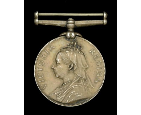 Volunteer Force Long Service Medal, V.R. (Sergt. R. Marshall. Q.R.V.B.) engraved naming, good very fine £70-£90