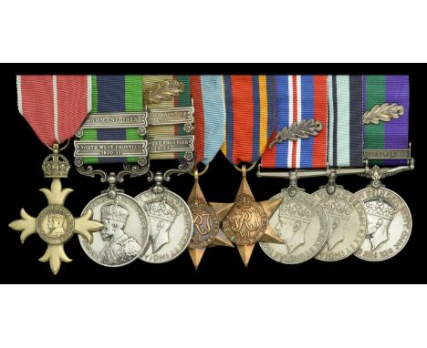 A Second War ‘Burma Operations’ O.B.E. group of eight awarded to Lieutenant-Colonel C. H. K. Willans, Royal Army Service Corp