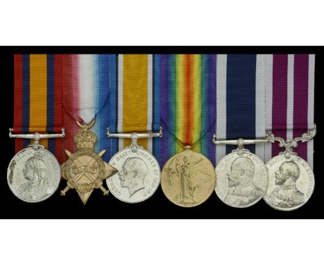 Six: Chief Stoker P. T. J. Davis, Royal Navy, who was awarded the Naval M.S.M. for minesweeping operations during the Great W