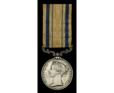 The South Africa Medal 1834-53 awarded to Colour-Sergeant D. Mason, 91st Highlanders, who survived the sinking of the Abercro