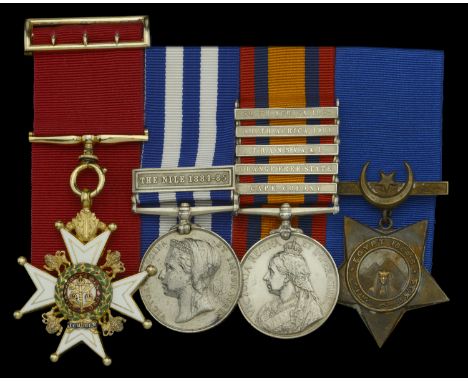 A Boer War C.B. group of four awarded to Colonel The Honourable R. T. Lawley, 7th Hussars, who commanded his regiment in Sout