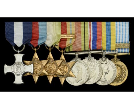 A scarce ‘Korea’ Fleet Air Arm Firefly Observer’s D.S.C. group of eight awarded to Lieutenant Commander J. G. C. Harvey, Flee