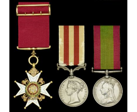 A Victorian C.B. group of three awarded to Colonel T. W. R. Boisragon, 30th Bengal Native Infantry, Indian Army  The Most Hon