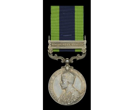 India General Service 1908-35, 1 clasp, Waziristan 1921-24 (5329443 Pte. H. J. Hawkins. R. Berks. R.) nearly extremely fine £