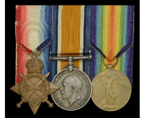 Three: Major R. D. Crew, 12th Frontier Force, Indian Army  1914-15 Star (Lt. R. D. Crew, 52 Sikhs F.F.); British War Medal 19