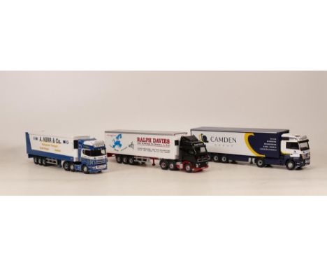 Corgi Road Scene Limited Edition Boxed Model Toy Lorries to include CC18105 Scania R Series, CC18006 Volvo FH Fridge Unit &am