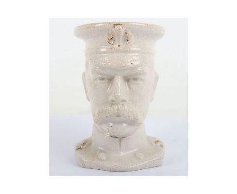 WW1 Lord Kitchener Toby Jug: Ceramic jug issued to commemorate the death of Lord Kitchener in 1916, standing 16 cms. 
