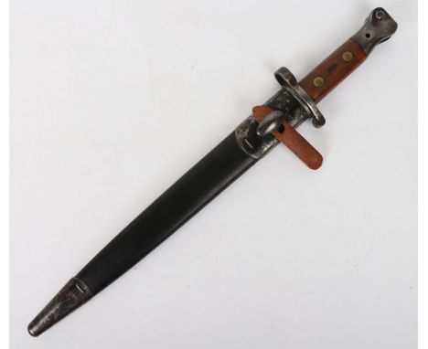 British 1888 Lee Metford Bayonet: A good example of Lee Metford bayonet with clean blade with acceptance stamps complete with