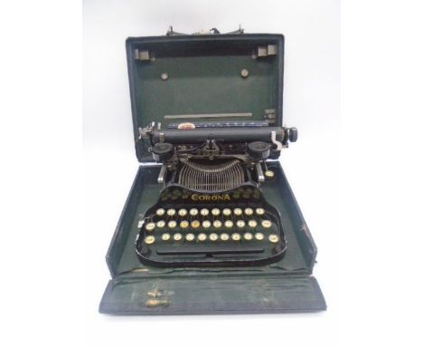 A vintage Corona typewriter