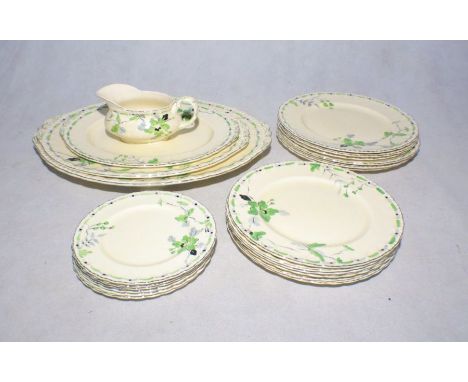 A Grindley 'The Silver Bough' pattern ceramic dinner service.