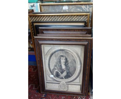 A COLLECTION OF 17TH CENTURY AND LATER PORTRAIT ENGRAVINGS, including works by Blooteling and others